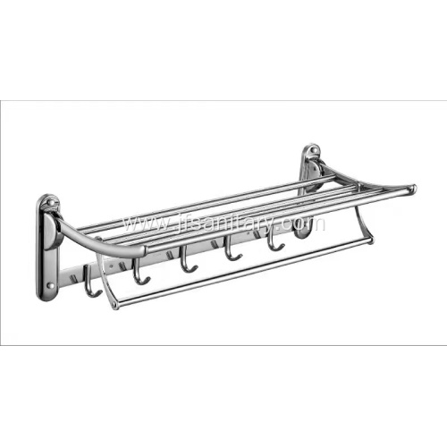 Modern Towel Racks Swivel Towel Bar With Hooks